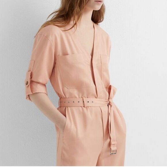 Club Monaco Utility jumpsuit size 8 - Picture 2 of 5